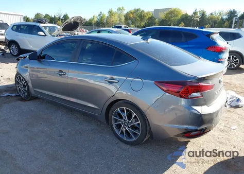 2019 Hyundai Elantra Limited из США, поврежденный, VIN 5NPD84LF7KH497863